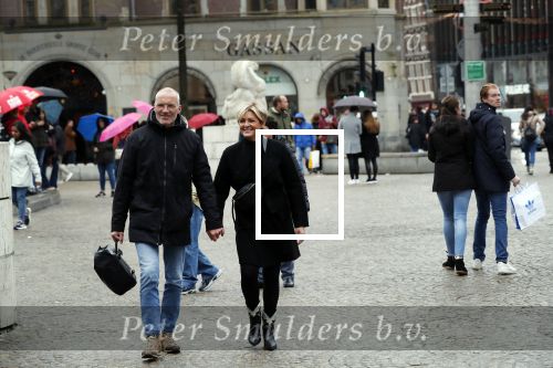 Amsterdam 3 november 2019
Caroline Tensen met haar man Ernst Jan Smids