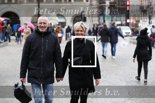 Amsterdam 3 november 2019
Caroline Tensen met haar man Ernst Jan Smids