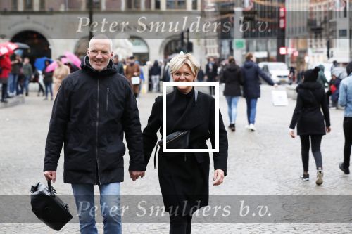 Amsterdam 3 november 2019
Caroline Tensen met haar man Ernst Jan Smids
