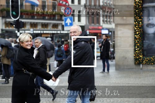 Amsterdam 3 november 2019
Caroline Tensen met haar man Ernst Jan Smids