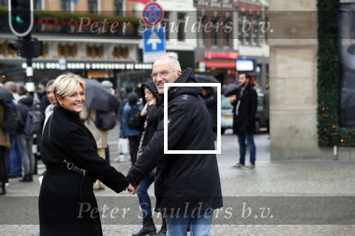 Amsterdam 3 november 2019
Caroline Tensen met haar man Ernst Jan Smids