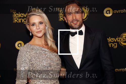 Amsterdam 9 oktober 2019
Uitreiking televizierring 2019 in AFAS Live. Chantal janzen kwam met haar man Marco Geeratz