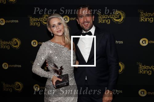Amsterdam 9 oktober 2019
Uitreiking televizierring 2019 in AFAS Live. Chantal janzen kwam met haar man Marco Geeratz