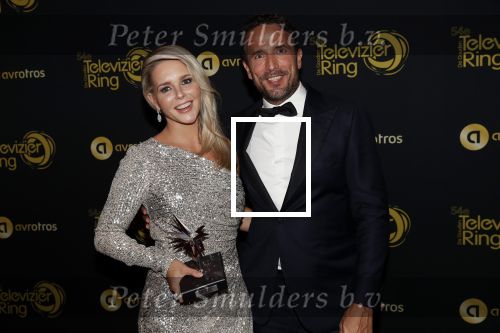 Amsterdam 9 oktober 2019
Uitreiking televizierring 2019 in AFAS Live. Chantal janzen kwam met haar man Marco Geeratz