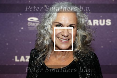 Amsterdam 13 oktober 2019
Premiere Lazarus in het deLamar theater. Cilly Dartell met man