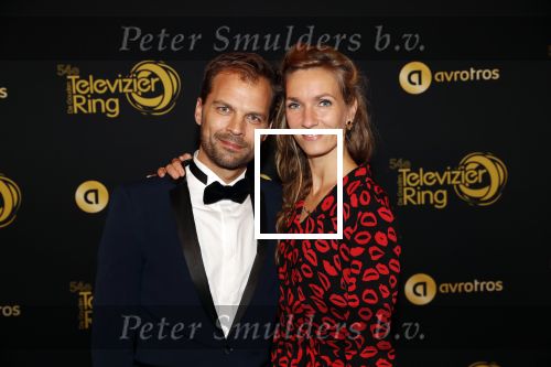 Amsterdam 9 oktober 2019
Uitreiking televizierring 2019 in AFAS Live. Daan Nieber en partner