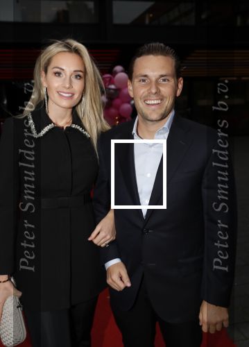 Hilversum 7 oktober 2019
Gala voor breast care foundation in studio 21. daniel v Zweden met zijn vrouw