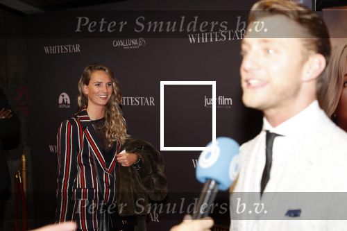 Amsterdam 8 oktober 2019
Premiere Whitestar met Britt Dekker. Dieuwertje Teunissen  de vriednin van Jan Versteegh