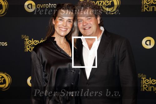 Amsterdam 9 oktober 2019
Uitreiking televizierring 2019 in AFAS Live. Dirk Zeelenberg met zijn vrouw Suus