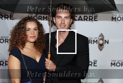 Amsterdam 3 oktober 2019
Premiere Book of Mormon in Carre. Dorian Bindels met een collega