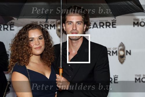 Amsterdam 3 oktober 2019
Premiere Book of Mormon in Carre. Dorian Bindels met een collega