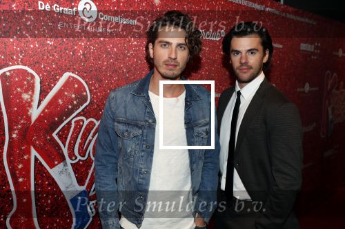 Amsterdam 11 november 2019
Premiere Kinky boots in theater de Meervaart. Dorian Bindels met collega Roel Dirven
