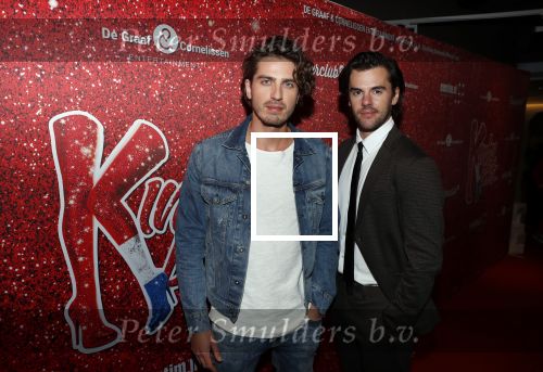 Amsterdam 11 november 2019
Premiere Kinky boots in theater de Meervaart. Dorian Bindels met collega Roel Dirven