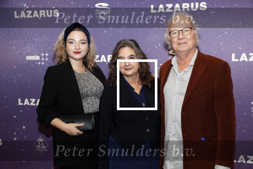 Amsterdam 13 oktober 2019
Premiere Lazarus in het deLamar theater. Eddy Habbema met vrouw en dochter