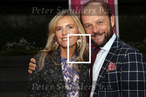 Hilversum 7 oktober 2019
Gala voor breast care foundation in studio 21. Eduard Schaepman met partner