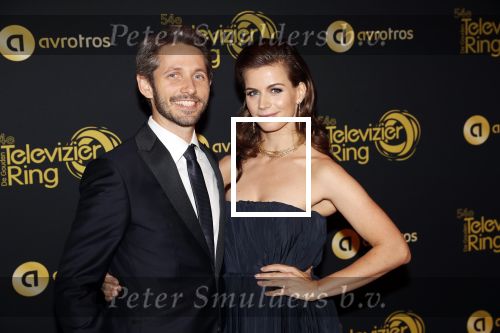Amsterdam 9 oktober 2019
Uitreiking televizierring 2019 in AFAS Live. Elise Schaap en partner Wouter de Jong