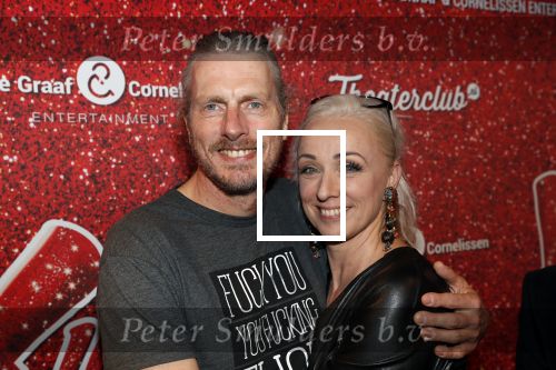 Amsterdam 11 november 2019
Premiere Kinky boots in theater de Meervaart. Ellen Evers met man