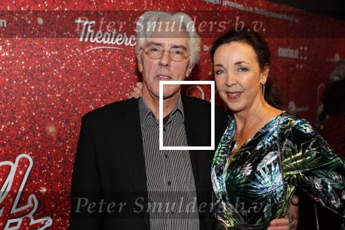 Amsterdam 11 november 2019
Premiere Kinky boots in theater de Meervaart. Erik Brey met zijn vrouw Frederique Sluyterman v Loo