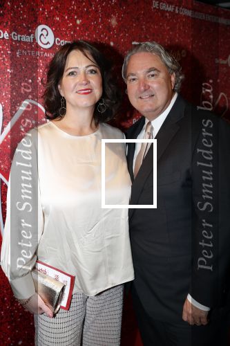 Amsterdam 11 november 2019
Premiere Kinky boots in theater de Meervaart. Erwin v Lambaart met vrouw
