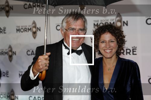 Amsterdam 3 oktober 2019
Premiere Book of Mormon in Carre. Claudia de Brey met partner en Evelien de Bruijn met partner
