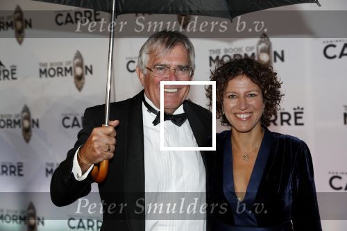 Amsterdam 3 oktober 2019
Premiere Book of Mormon in Carre. Claudia de Brey met partner en Evelien de Bruijn met partner