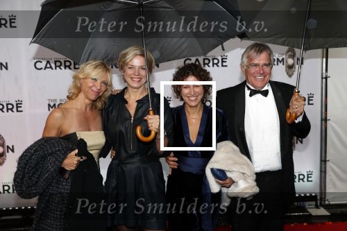 Amsterdam 3 oktober 2019
Premiere Book of Mormon in Carre. Claudia de Brey met partner en Evelien de Bruijn met partner