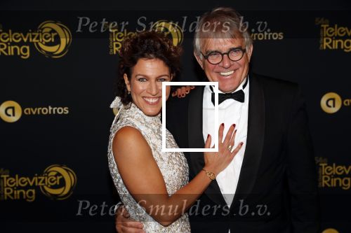 Amsterdam 9 oktober 2019
Uitreiking televizierring 2019 in AFAS Live. Evelien de Bruijn en partner Paul van der Lugt