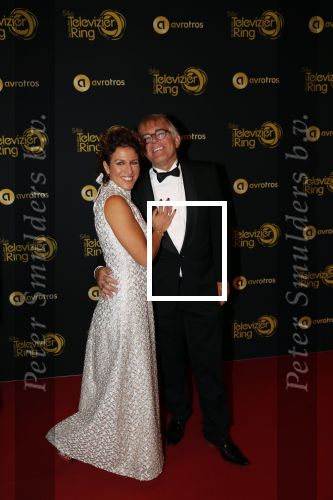 Amsterdam 9 oktober 2019
Uitreiking televizierring 2019 in AFAS Live. Evelien de Bruijn en partner Paul van der Lugt