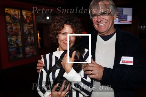 Utrecht 22 oktober 2019
Presentatie 24trains.com van Erik de Zwart in het Spoorwegmuseum. Evelien de Bruijn  met haar man en haar Puppy hond