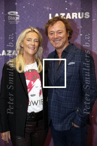 Amsterdam 13 oktober 2019
Premiere Lazarus in het deLamar theater. Frits Sissing met vrouw