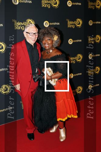 Amsterdam 9 oktober 2019
Uitreiking televizierring 2019 in AFAS Live. Gerda Havertong met man