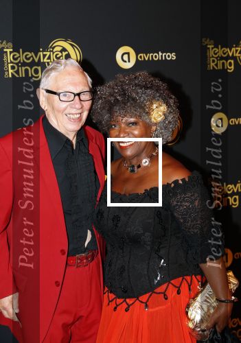 Amsterdam 9 oktober 2019
Uitreiking televizierring 2019 in AFAS Live. Gerda Havertong met man