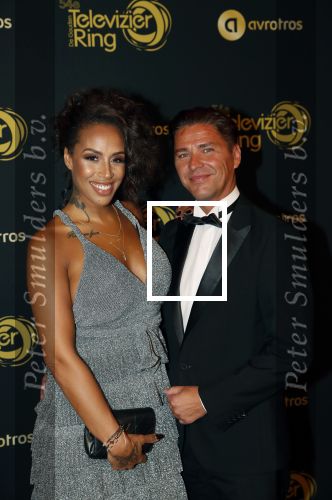 Amsterdam 9 oktober 2019
Uitreiking televizierring 2019 in AFAS Live. Glennis Grace met goede vriend