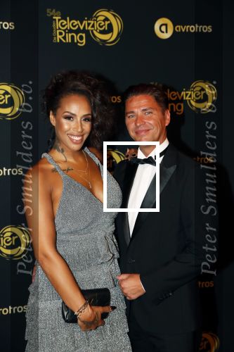 Amsterdam 9 oktober 2019
Uitreiking televizierring 2019 in AFAS Live. Glennis Grace met goede vriend