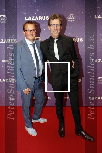 Amsterdam 13 oktober 2019
Premiere Lazarus in het deLamar theater. Hans Schiffers met partner