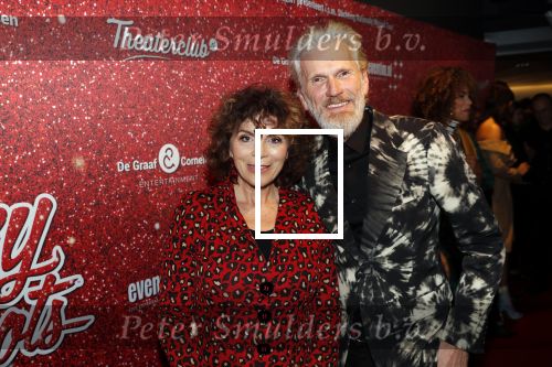 Amsterdam 11 november 2019
Premiere Kinky boots in theater de Meervaart. Henriette Tol met haar man Rob Snoek