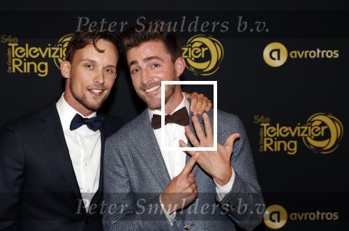 Amsterdam 9 oktober 2019
Uitreiking televizierring 2019 in AFAS Live. Hugo Kennis  met partner