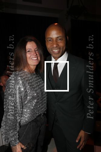 Amsterdam 3 oktober 2019
Modeshow Tommy Driessen in hotel Krasnapolsky. Humberto Tan met zijn vrouw ineke en partner Tommt