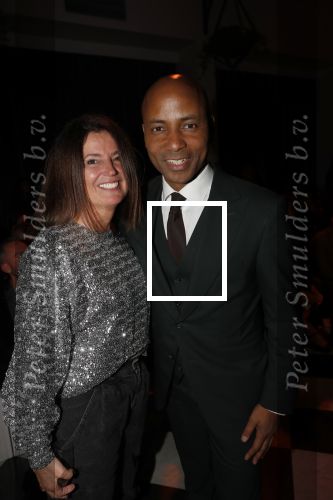 Amsterdam 3 oktober 2019
Modeshow Tommy Driessen in hotel Krasnapolsky. Humberto Tan met zijn vrouw ineke en partner Tommt