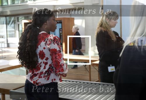Antwerpen, 10 Oktober 2019
Imanuelle Grives met een vriendin en haar advocaat  John Maes