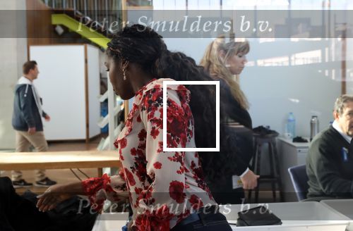 Antwerpen, 10 Oktober 2019
Imanuelle Grives met een vriendin en haar advocaat  John Maes