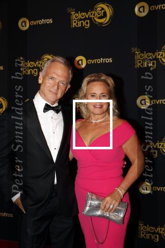 Amsterdam 9 oktober 2019
Uitreiking televizierring 2019 in AFAS Live. Jaap Jongbloed met zijn vriendin