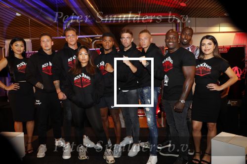 Almere 26 september 2019
Presentatie influencer boxing avond in sportcentrum Almere. Jaimy Dorenbosch