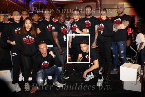 Almere 26 september 2019
Presentatie influencer boxing avond in sportcentrum Almere. Jaimy Dorenbosch