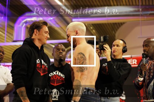 Almere 26 september 2019
Presentatie influencer boxing avond in sportcentrum Almere. Jaimy Dorenbosch