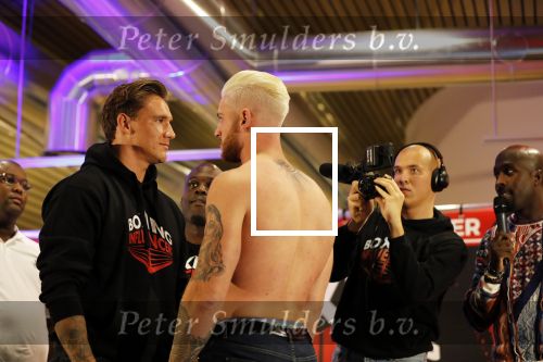 Almere 26 september 2019
Presentatie influencer boxing avond in sportcentrum Almere. Jaimy Dorenbosch