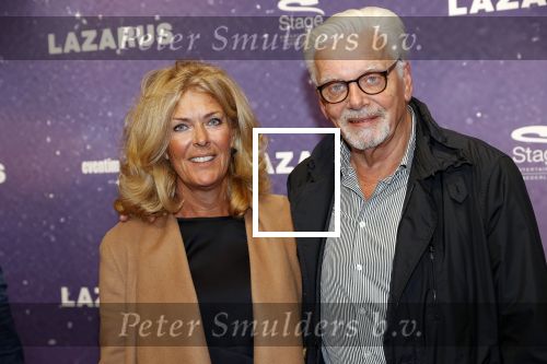 Amsterdam 13 oktober 2019
Premiere Lazarus in het deLamar theater. Jan Slagter met vrouw en zoon