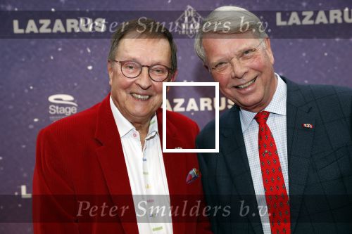 Amsterdam 13 oktober 2019
Premiere Lazarus in het deLamar theater. Jan Swinkels met partner