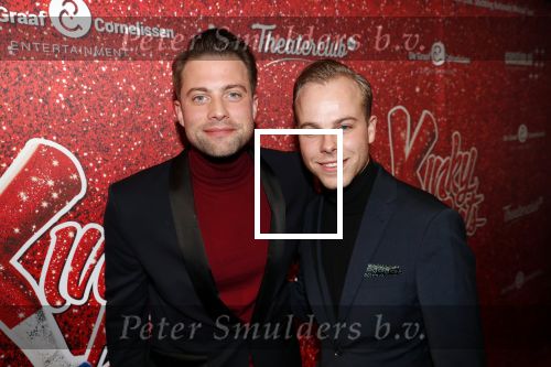 Amsterdam 11 november 2019
Premiere Kinky boots in theater de Meervaart. Jelle de Jong met (een) vriend