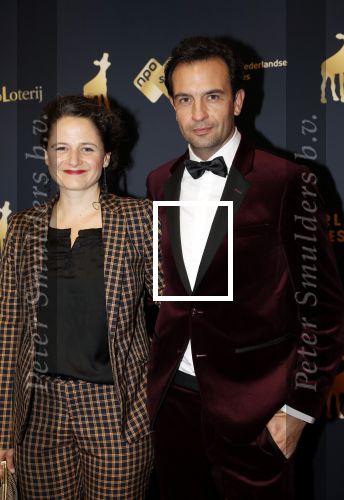 Utrecht 4 oktober 2019
Uitreiking gouden kalveren in schouwburg Utrecht. Jeroen Spitzenberger en partner